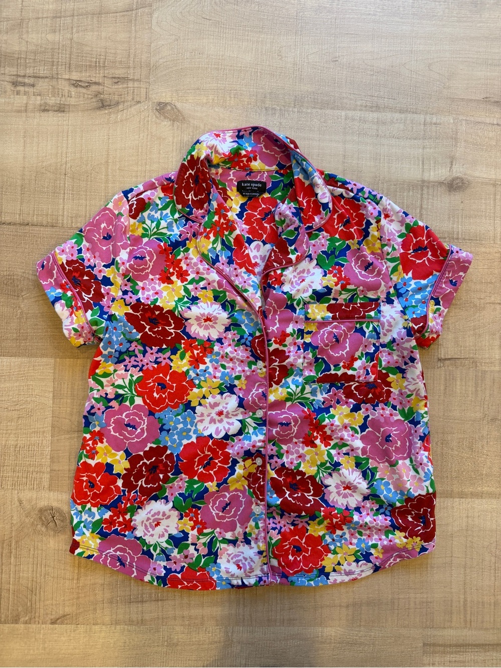 Kate Spade Pajama Floral Top